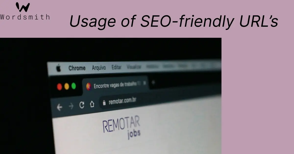 Usage of SEO-friendly URLs